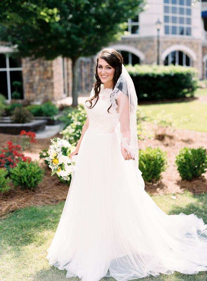 Tulle Beaded Lace Sweetheart Wedding Dress